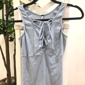 Blue Free People Tank